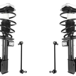 Front Complete Struts & Sway Bar Links For Mercedes Benz GLK350 2010-2015