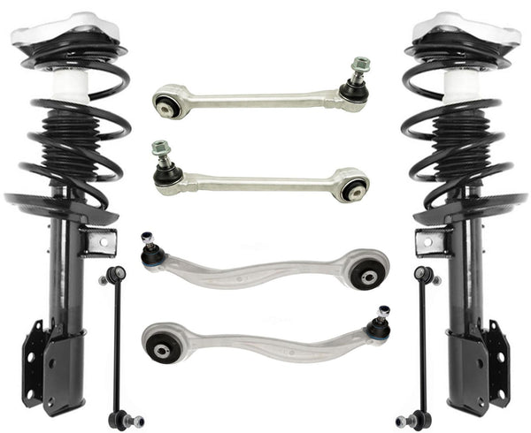 Front Complete Struts Control Arms & Links For Mercedes Benz GLK350 2010-2015