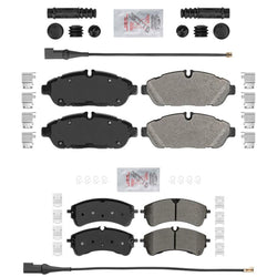 Fleet Duty Semi Metallic Brake Pads For Ford Transit 350 6Bolt 4600LB 2020-2022