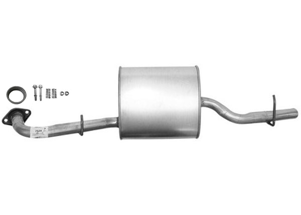 Rear Pipe and Muffler For Toyota Yaris 2007-2012 1.5L 4 Door Sedan Models