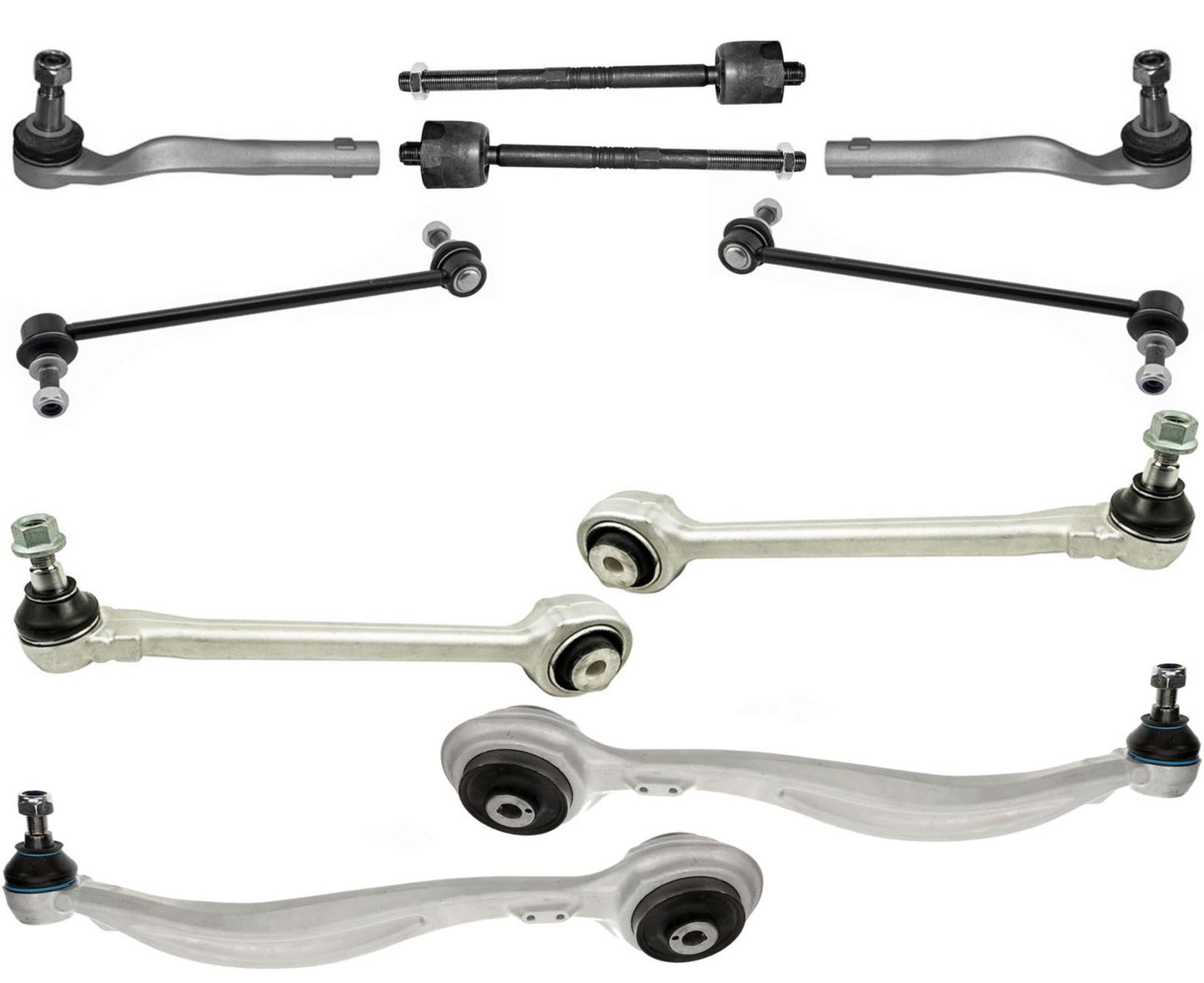 Barras de acoplamiento de brazos de control inferiores y enlaces de barra estabilizadora para Mercedes Benz GLK350 2010-2015
