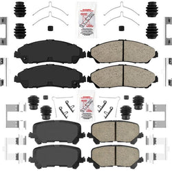 AmeriBrake PTC Ceramic Disc Brake Pads Hardware for Acura MDX 2014-2016