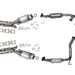 Front Manifold Catalytic Converter + Rear Converters for 2010-2017 Lexus GX460
