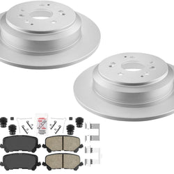 Improved Performance Disc Brake Rotors Disc Brake Pads for 2014-2016 Acura MDX