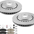 Improved Performance Disc Brake Rotors Disc Brake Pads For 2014-2016 Acura MDX