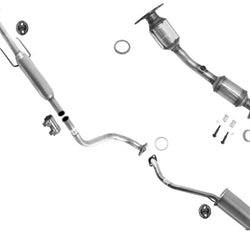Front Catalytic Converter Resonator Muffler Pipe for 2012-2016 Nissan Versa 1.6