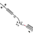 Muffler Resonator Pipe Hardware Exhaust System For 2007 2008 2009 Honda CRV CR-V