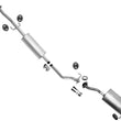 Exhaust Brand Middle Resonator & Muffler for Honda CR-V CRV 2007 2008 2009