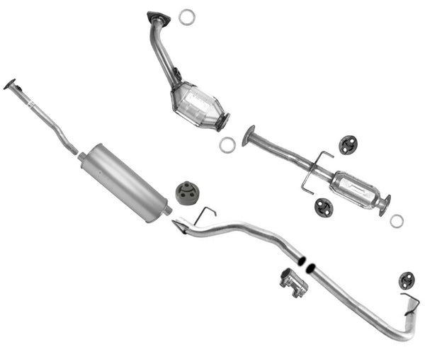 Catalytic Converter Muffler Tail Pipe for Toyota Tacoma 2.4 121" Wheelbase 01-04