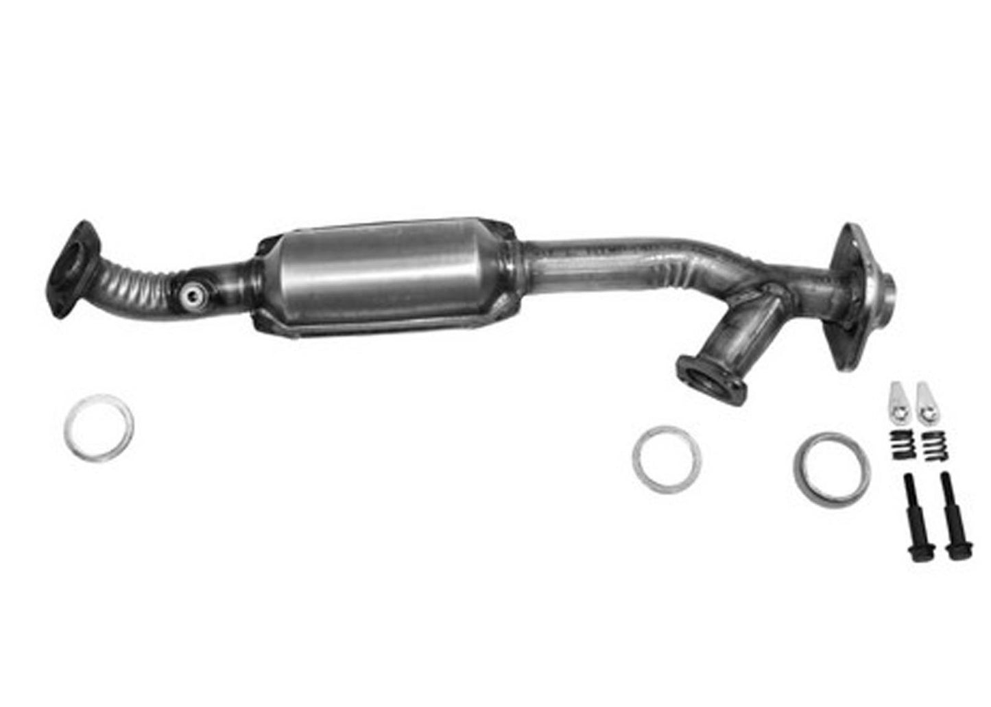 Se adapta a 05-09 4 Runner GX470 4.7L lado del pasajero trasero debajo del convertidor catalítico