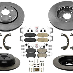 Carbon Performance Disc Brake Rotors Brake Pads for Honda Passport 2019-2023