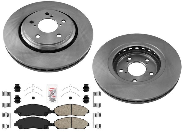 F Carbon Performance Disc Brake Rotors Brake Pads for Honda Ridgeline 2017-2023