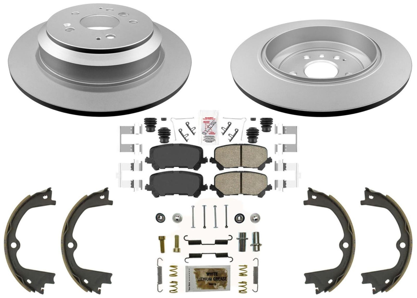 Pastillas de freno de rotores de freno de disco de rendimiento mejorado para Honda Passport 2019-2023