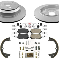 Improved Performance Disc Brake Rotors Brake Pads for Honda Passport 2019-2024