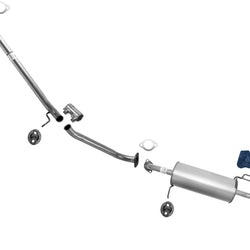 Muffler Pipe Exhaust System Clamps for 2011 Hyundai Accent 4 Door GLS Sedan