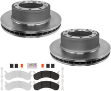 Pastillas de freno galvanizadas de rotores de freno de disco de carbono de alta resistencia para Ford F650 04-08