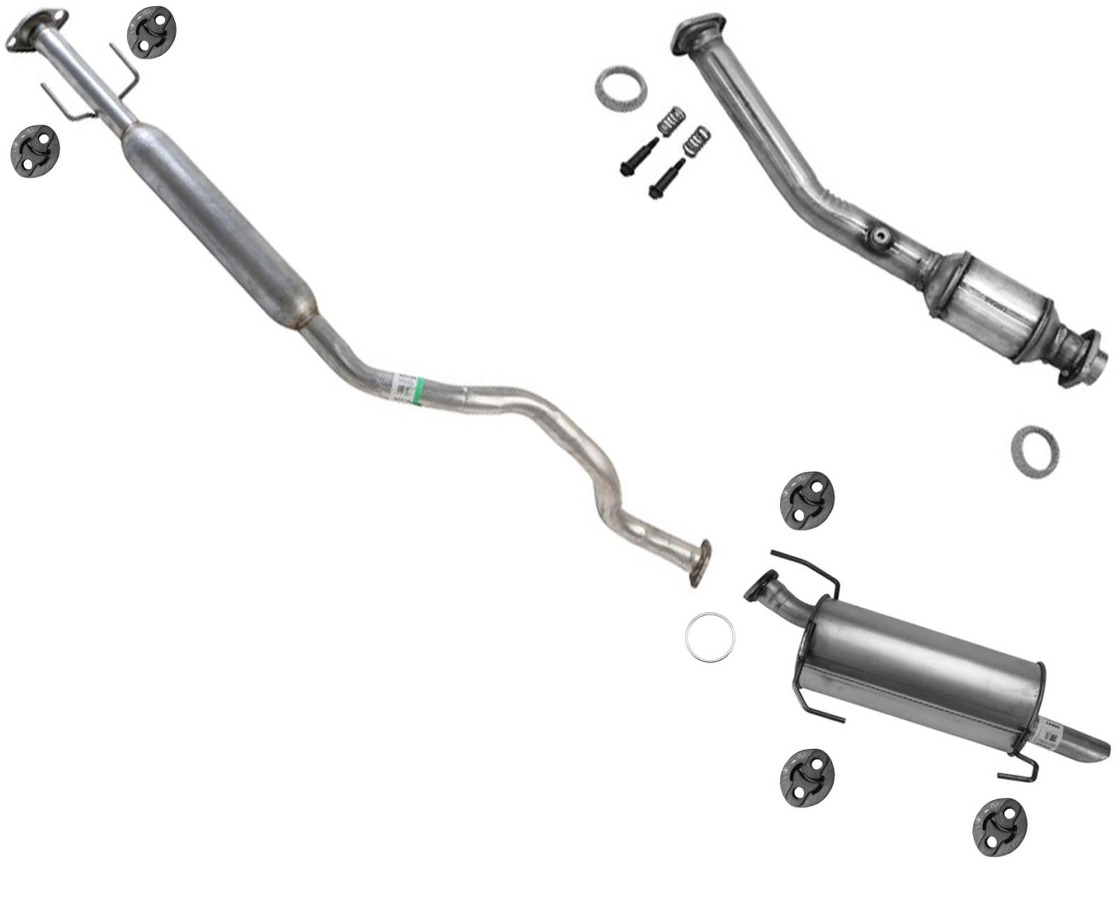 Silenciador de tubo del sistema de escape del convertidor catalítico para 11-16 para Nissan Juke 1.6L