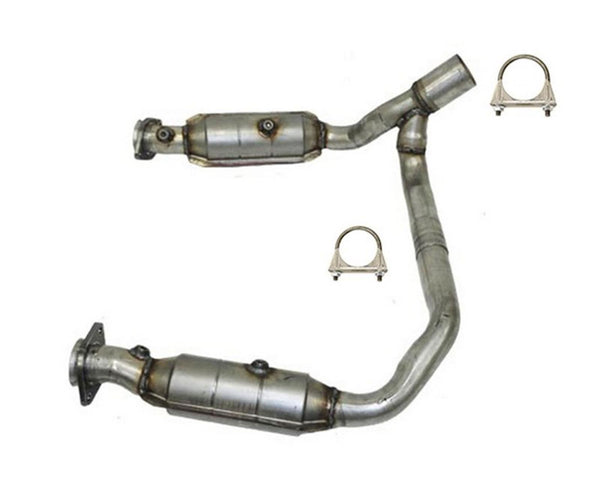 Engine Y Pipe with Dual Catalytic Converters for 2009-2012 Dodge Ram 1500 4.7L
