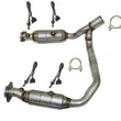 Engine Y Pipe with Dual Catalytic Converters for 2009-2012 Dodge Ram 1500 4.7L