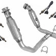 Tubo Y del motor con convertidores catalíticos duales para Ram Pick Up 1500 09-18 5.7L Hemi