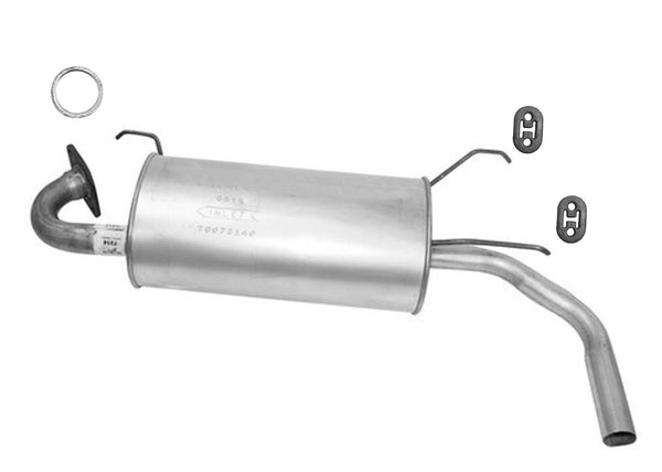 Rear Muffler with Gasket for Mazda Miata 1999 2000 2001 2002 2003 2004 2005