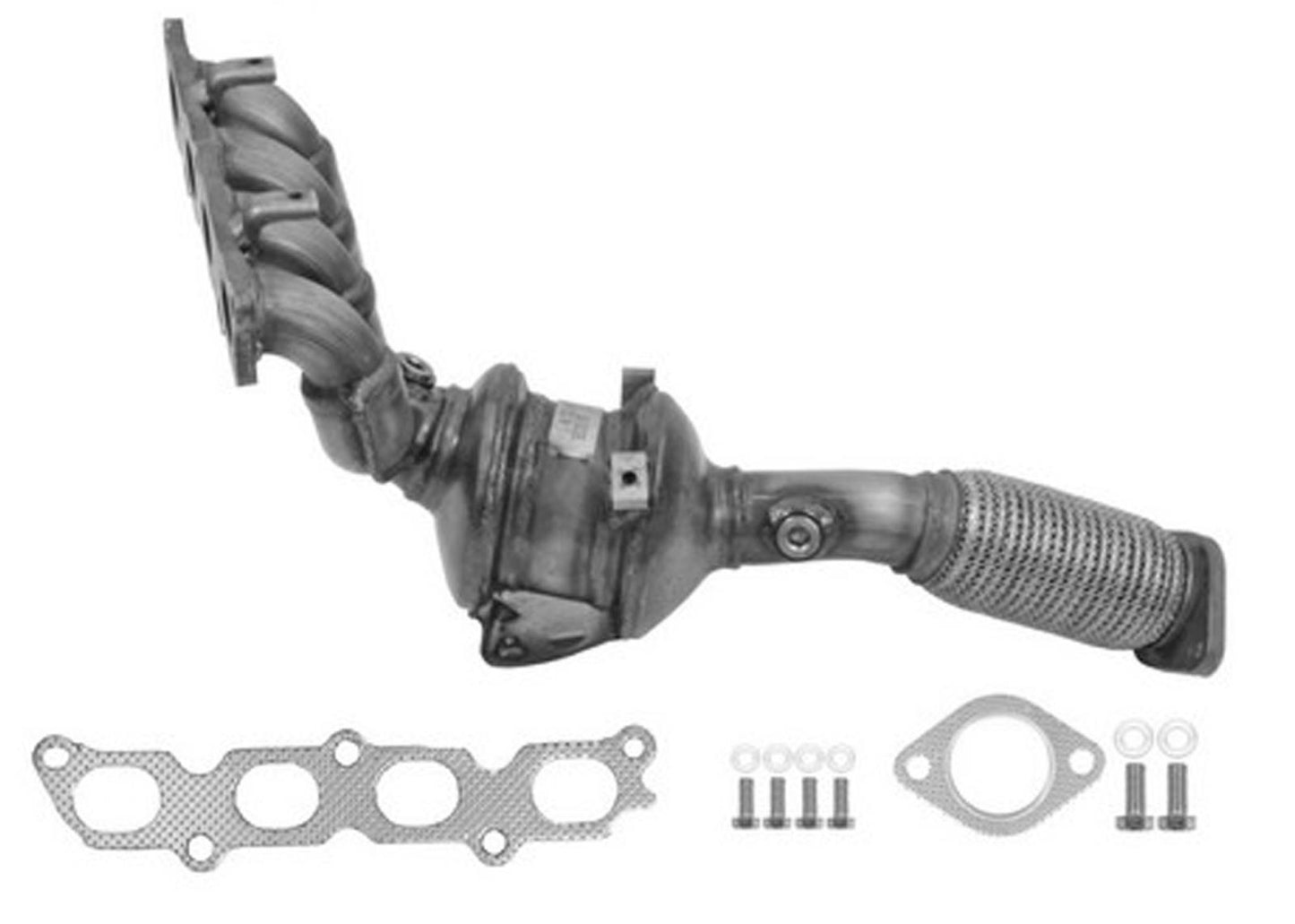 Tubo flexible del convertidor catalítico delantero para Ford Fiesta 2011 2012 2013 2014 2019