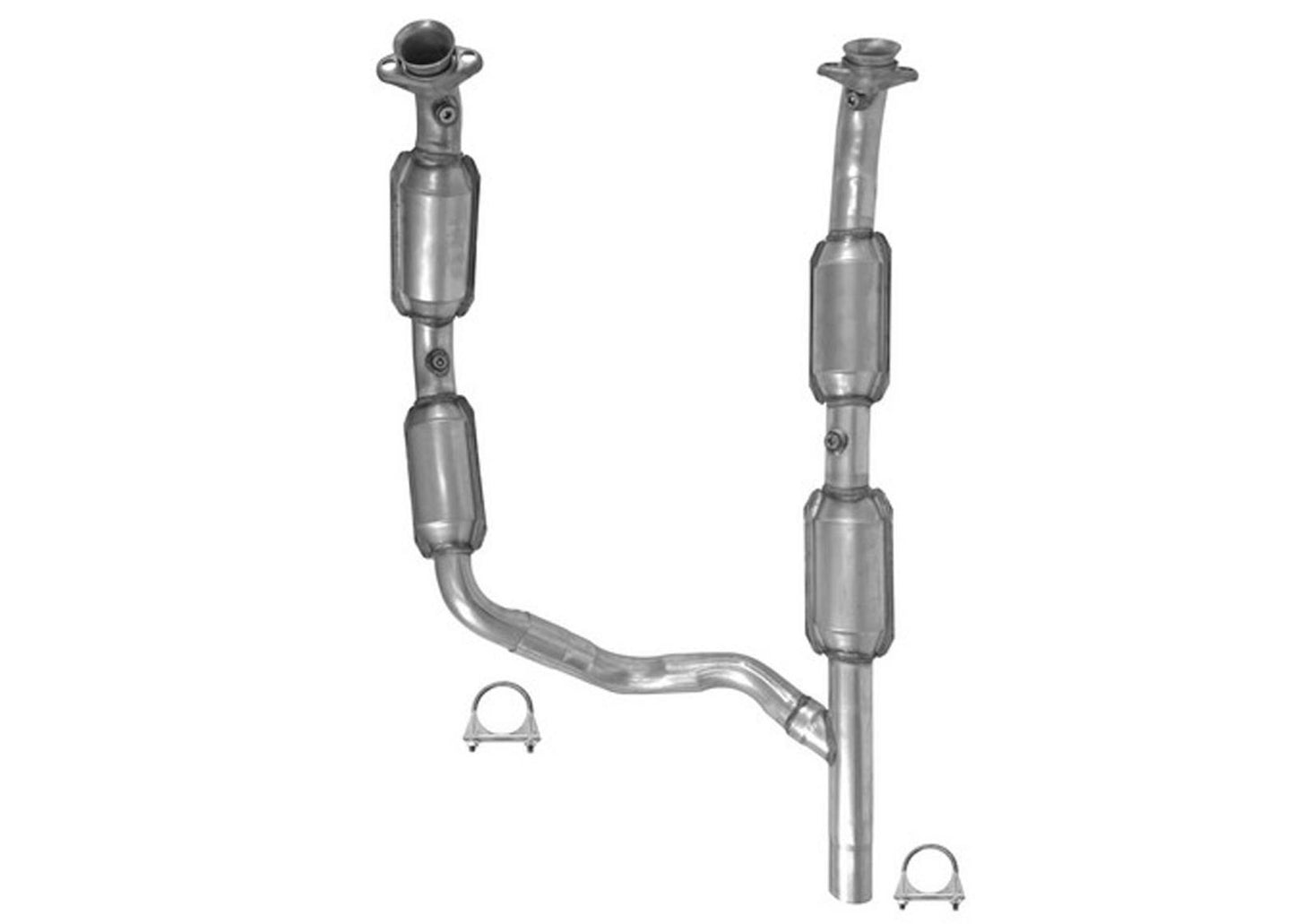 Tubo Y del motor (4) Convertidores catalíticos Ford E150 E250 Van 2007 2008 Motor 4.6L