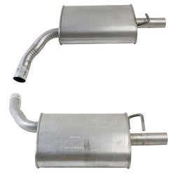 L&R Rear Mufflers Dual Pair for Ford Taurus 2013 2014 2015 2016 2017 2018 2019