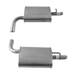 L&R Rear Mufflers Dual Pair For Ford Explorer 2011 2012 2013 2014 2015 2016 2017