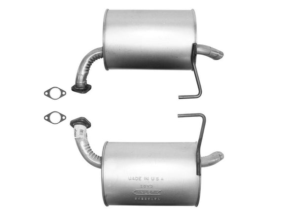 L&R Rear Mufflers Dual Pair for Subaru Outback 2005 2006 2007 2008 2009 2.5L