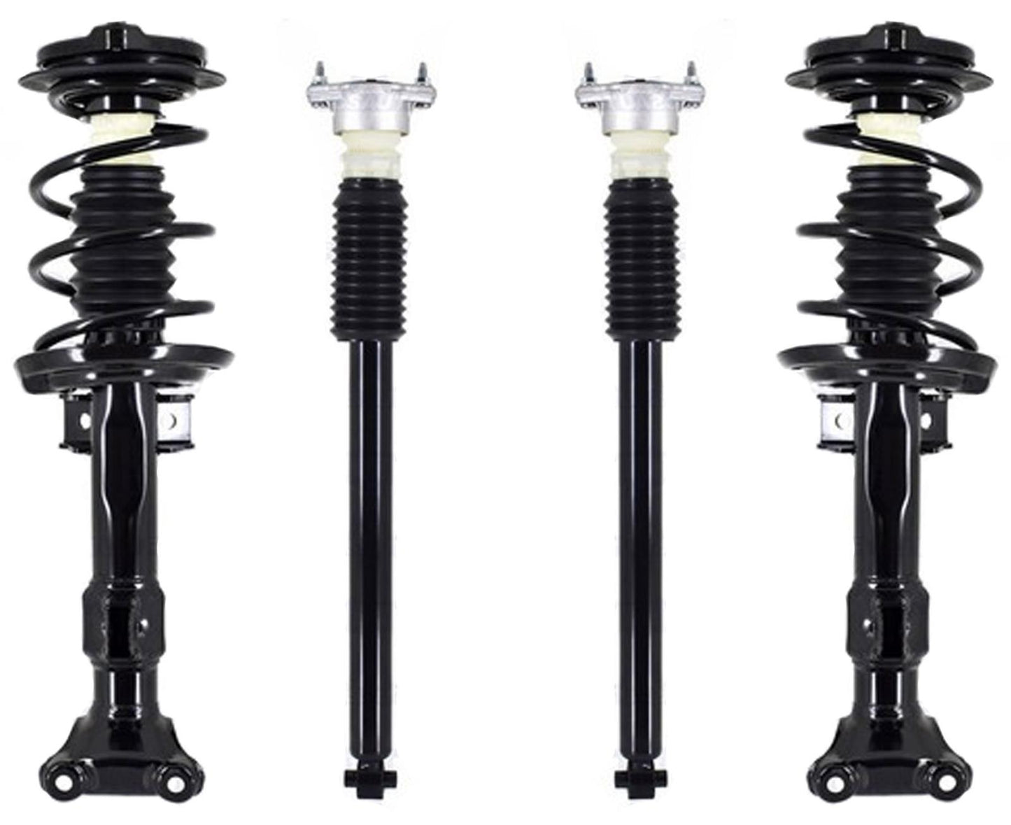 Front Complete Struts & Rear Shock Absorber For Mercedes Benz C250 10-2014 RWD
