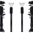 Front Complete Struts & Rear Shock Absorber For Mercedes Benz C250 10-2014 RWD