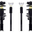 Front Complete Struts & Rear Shock Absorber For Mercedes Benz C300 08-2014 AWD