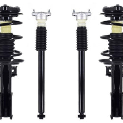 Front Complete Struts & Rear Shock Absorber For Mercedes Benz C300 08-2014 AWD