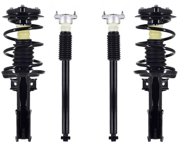 Front Complete Struts & Rear Shock Absorber For Mercedes Benz C300 08-2014 AWD