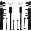 Front Struts Rear Shock Absorber & Links For Mercedes Benz C300 2008-2014 AWD