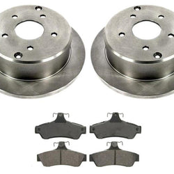 2004 Pontiac 5.7L GTO Rear Brake Rotors & Brake Pads 55089 MD1048