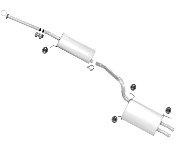 For 2003 2004 Honda Pilot 3.5L Exhaust System Muffler Resonator Tail Pipe