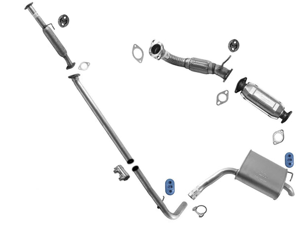 Catalytic Converter Resonator Muffler Pipe For 2011-2016 KIA Optima 2.4L Hybrid