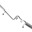Rear Resonator & Muffler For 11-13 Ford Fiesta Hatchback Dual Outlet Muffler