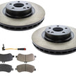 Performance Carbon Disc Brake Rotors Pads Sensors for 2010-2015 Mercedes GLK350