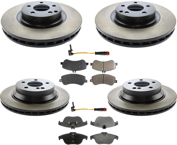 Performance Carbon Disc Brake Rotors Pads Sensors for 2010-2015 Mercedes GLK350