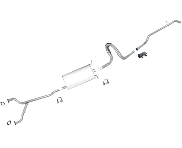 1995-1997 Ford Crown Victoria 4.6 100% nuevo sistema de escape silenciador fabricado en Estados Unidos