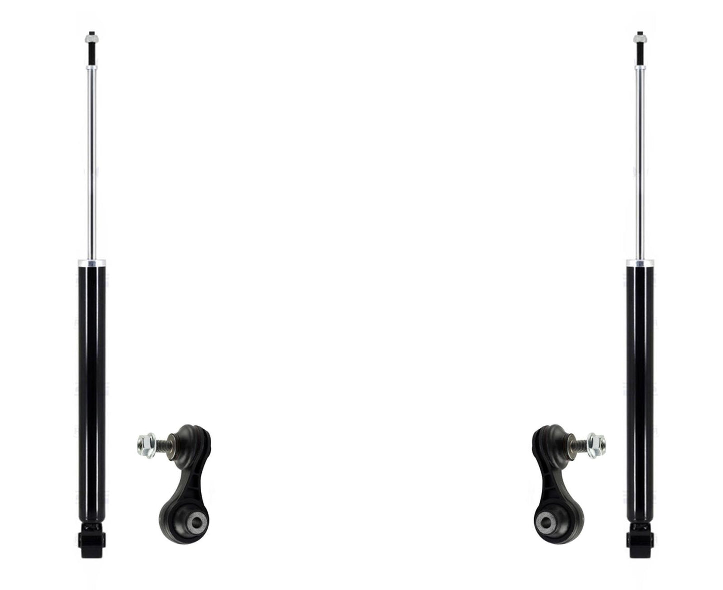 Rear Left & RIght Shock Absorber & Links For Honda Civic 2017-2021 Hatchback