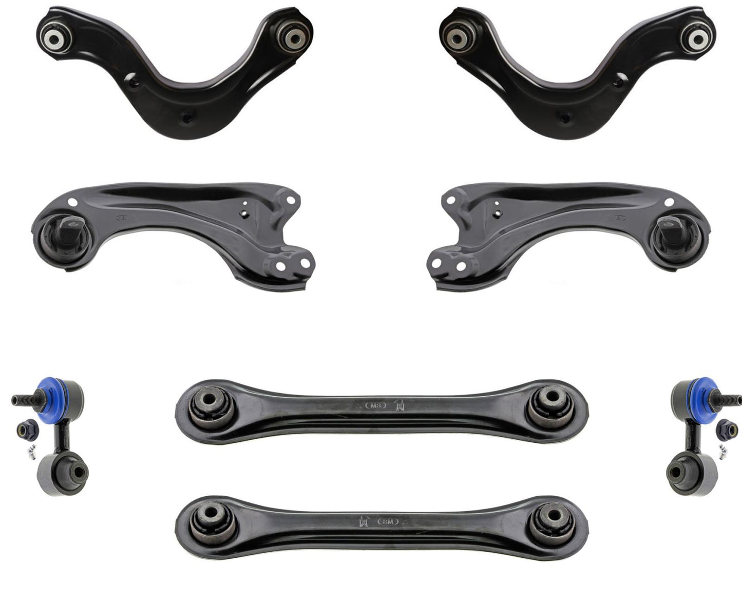 Mevotech Rear Left & Right Control Arms & Trailing Arms For Honda Civic 16-2021