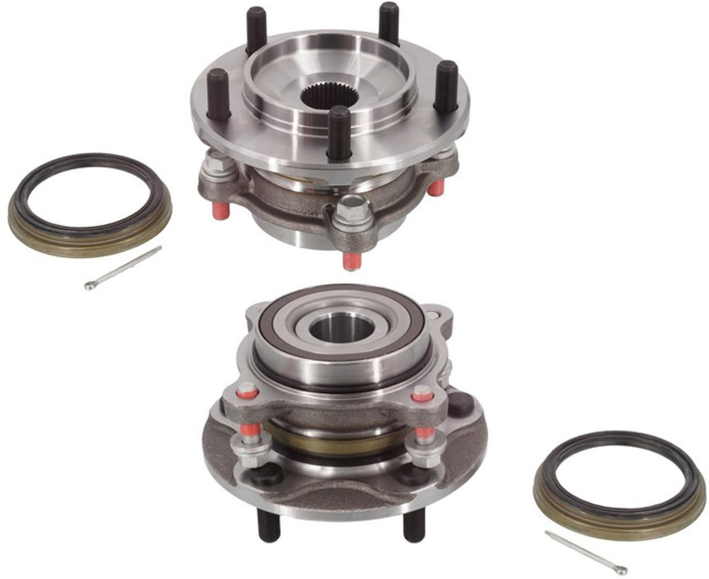 Front Left & Right Wheel Bearings Hub Assembly For Toyota Tundra 2007-2021 4WD