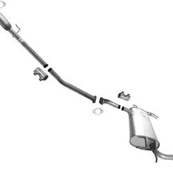 Silenciador doble del tubo de escape de extensión trasera para tracción delantera KIA Sportage 2.7L