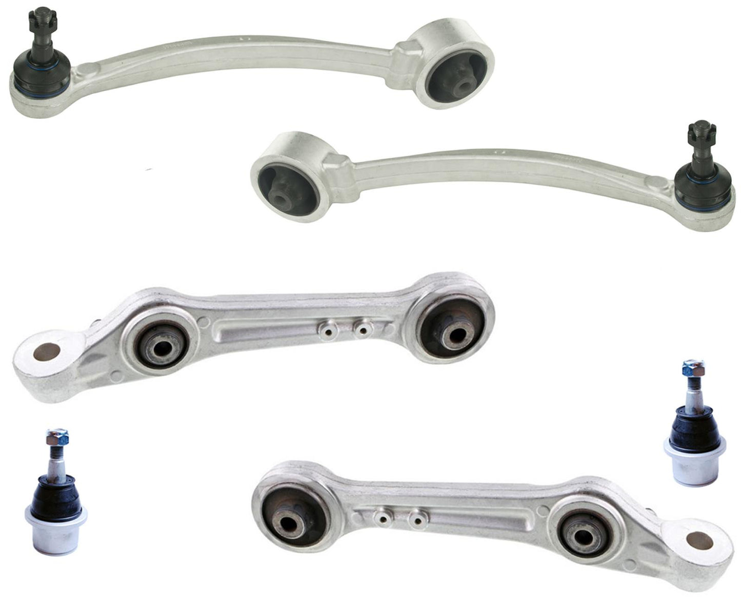 Mevotech Front Lower Control Arms & Ball Joints For Hyundai Genesis 2009-2014