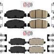 AmeriBrake Front Rear Ceramic Disc Brake Pads for Honda HR-V HRV 2016-2022
