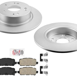 Improved Performance Rear Disc Brake Rotors & Pads for Honda HR-V HRV 2016-2022
